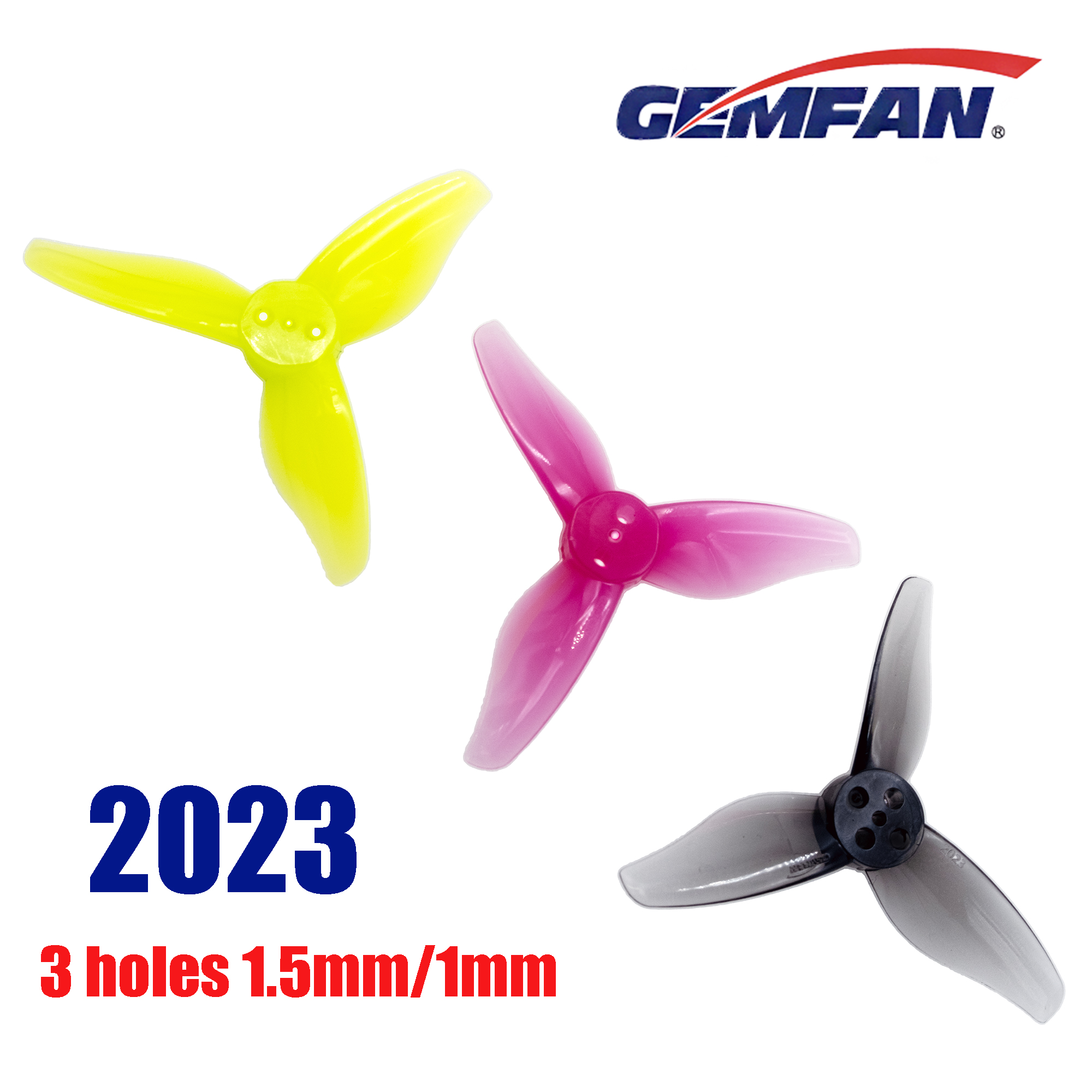 Drone Racing Gate - 4Pairs Gemfan Hurricane 2023 2X2.3X3 3-Blade