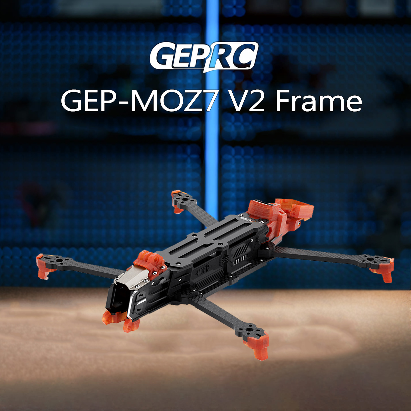 Drone Racing Frame - GEPRC GEP-MOZ7 V2 Frame Parts Accessory