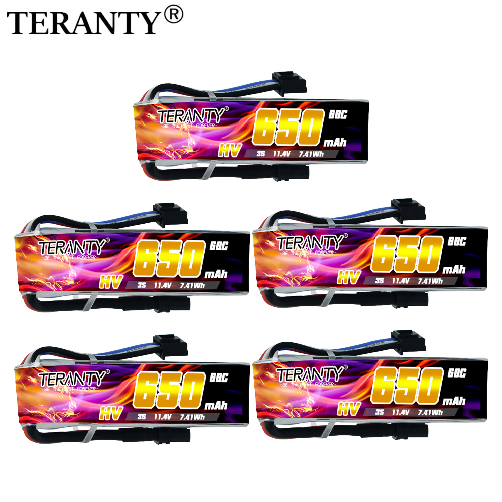 Drone Racing Battery - 1/2/5/8pcs TERANTY 650mAh 3S 11.4V HV