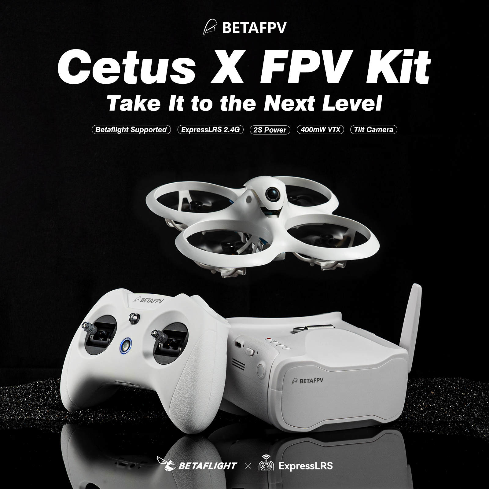 BETAFPV Cetus X FPV Kit Racing - Drone Racing Goggles ulasan dan harga
