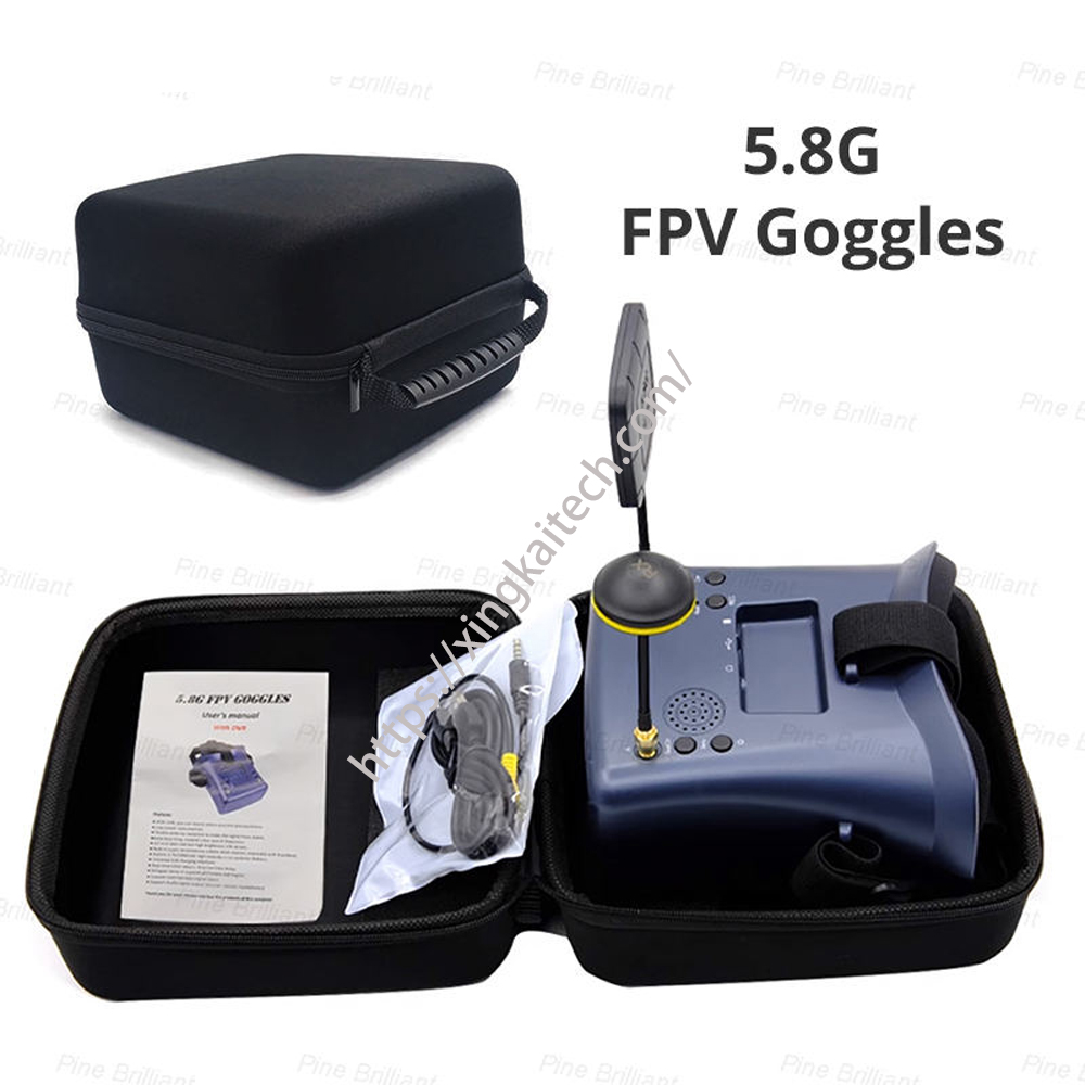 5.8G FPV Goggles 4.3Inch 40CH  - Drone Racing Goggles ulasan dan harga