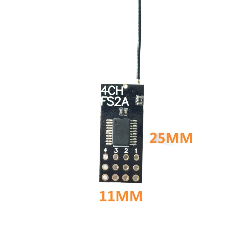 Flysky FS2A Mini Receiver 4CH  - Drone Racing Receiver ulasan dan harga