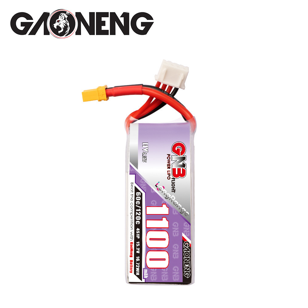 GNB 4S 1100mAh 60C/120C HV Lip - Drone Racing Battery ulasan dan harga