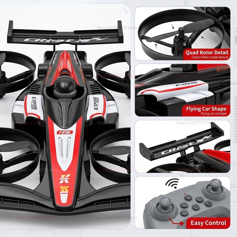 Mini RC Flying Car Transformab - Drone Racing Gate ulasan dan harga